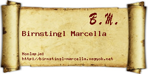 Birnstingl Marcella névjegykártya